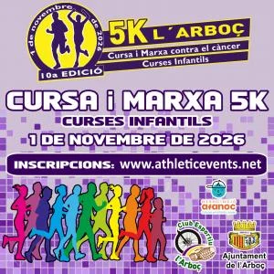 10a Cursa i Marxa Contra el Càncer – L’Arboç 2026 - L'Arboç